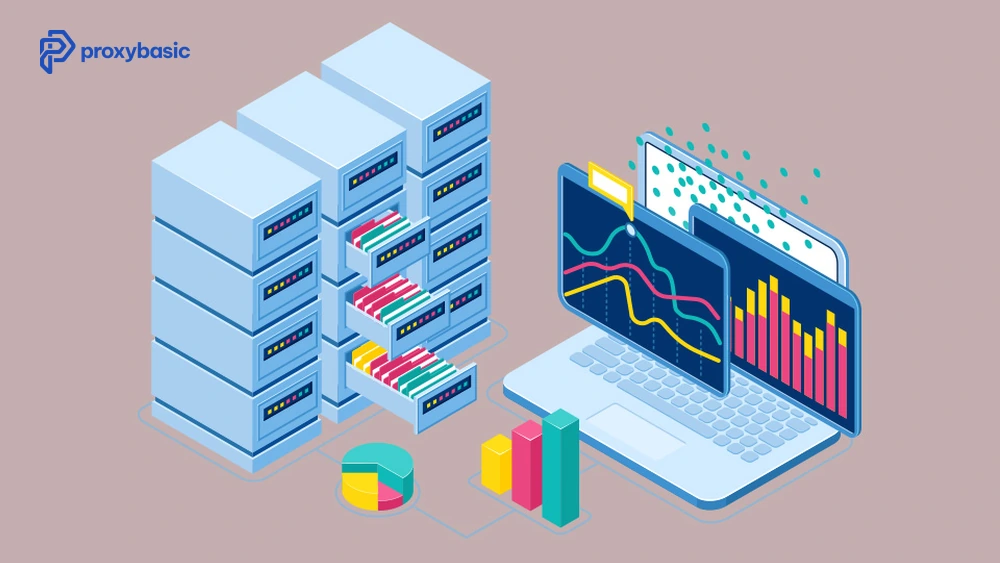 Competitor research using proxies with large scale data analysis and traffic monitoring workflows