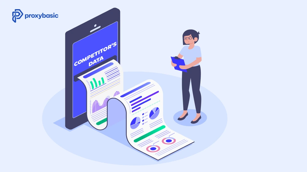 Proxy for stock data scraping used to collect competitor pricing and financial market information