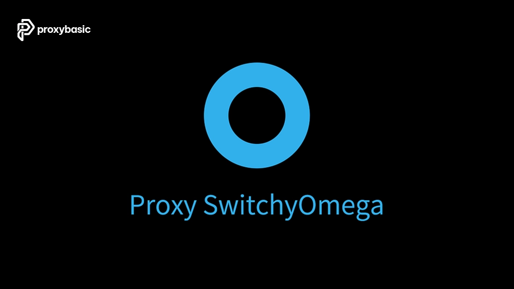 SwitchyOmega proxy manager extension managing multiple residential proxies