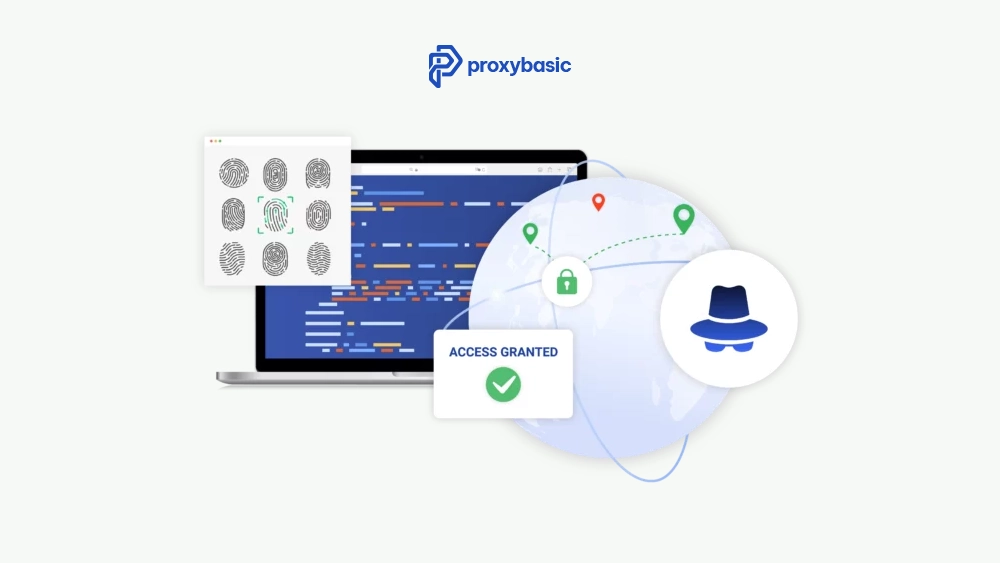 Residential IP for surveys combined with browser fingerprint consistency for secure survey participation